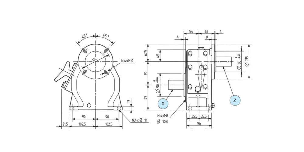 agriculturalgearbox-products-EP-Agricultural Sprayer Gearbox – Replacement of Comer Code D-7AD-7B-draft