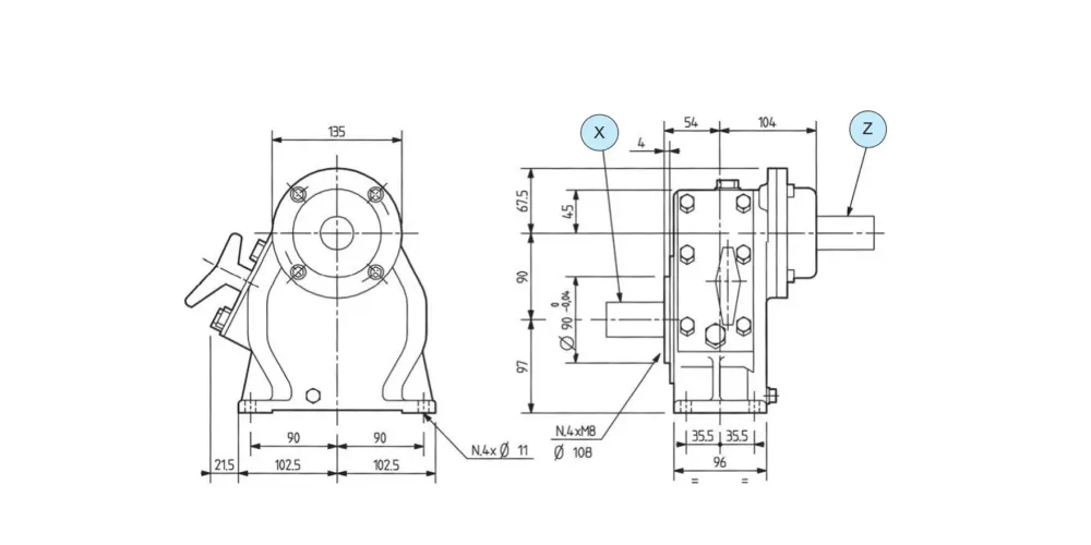 agriculturalgearbox-products-EP-Agricultural Sprayer Gearbox – Replacement of Comer Code D-7AD-7B-draft1