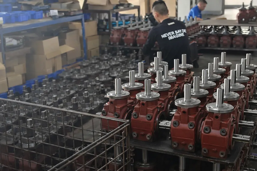 Gearbox workshop production floor